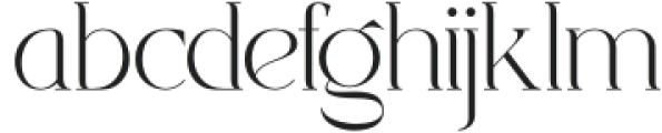 Relisha-Regular otf (400) Font LOWERCASE