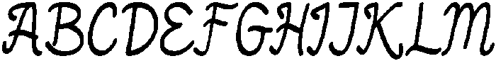 Relocca Regular otf (400) Font UPPERCASE