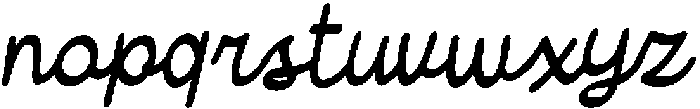 Relocca Regular otf (400) Font LOWERCASE