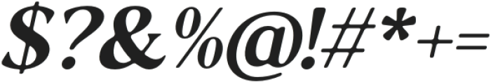 Reloka Bold Italic otf (700) Font OTHER CHARS