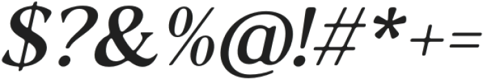 Reloka Medium Italic otf (500) Font OTHER CHARS