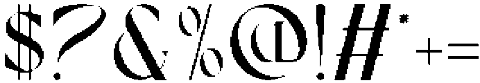 Relona Regular otf (400) Font OTHER CHARS