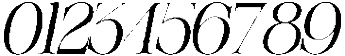 Relooyd Italic otf (400) Font OTHER CHARS