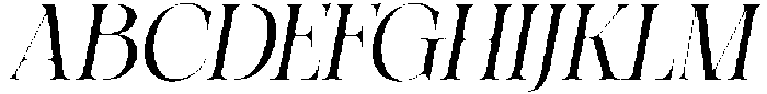 Relooyd Italic otf (400) Font UPPERCASE