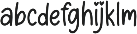 RelovingRegular otf (400) Font LOWERCASE