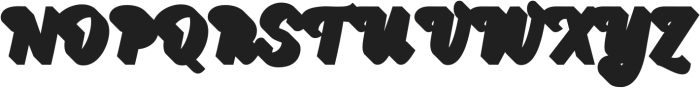 Relycha Extrude Regular otf (400) Font UPPERCASE