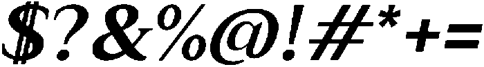 Relyne Bold Oblique otf (700) Font OTHER CHARS