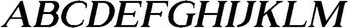 Relyne Bold Oblique otf (700) Font UPPERCASE