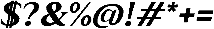 Relyne Extra Bold Oblique otf (700) Font OTHER CHARS