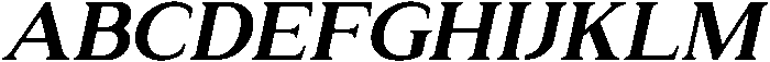 Relyne Extra Bold Oblique otf (700) Font UPPERCASE