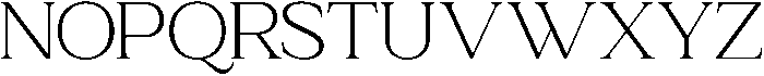 Relyne Extra Light otf (200) Font UPPERCASE