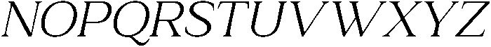 Relyne Light Oblique otf (300) Font UPPERCASE
