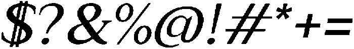 Relyne Medium Oblique otf (500) Font OTHER CHARS