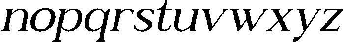 Relyne Medium Oblique otf (500) Font LOWERCASE