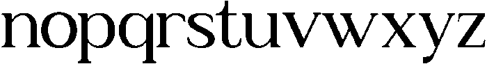 Relyne Medium otf (500) Font LOWERCASE