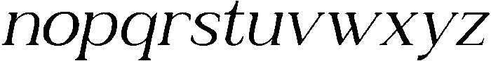 Relyne Oblique otf (400) Font LOWERCASE