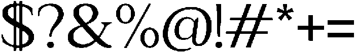 Relyne Regular otf (400) Font OTHER CHARS