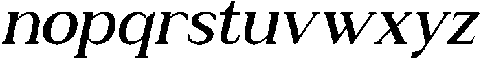 Relyne Semi Bold Oblique otf (600) Font LOWERCASE