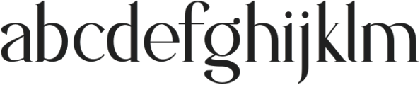 Relythe otf (400) Font LOWERCASE