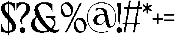 Remanku otf (400) Font OTHER CHARS
