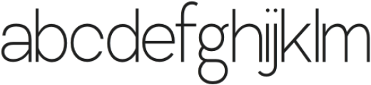 Remark ExtraLight otf (200) Font LOWERCASE