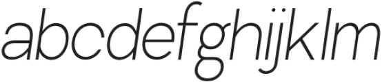 Remark ExtraLight_Italic otf (200) Font LOWERCASE