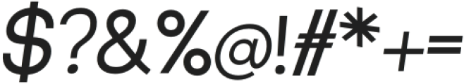 Remark Medium_Italic otf (500) Font OTHER CHARS