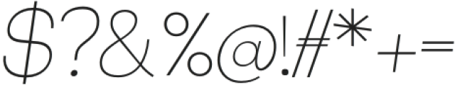 Remark Thin_Italic otf (100) Font OTHER CHARS