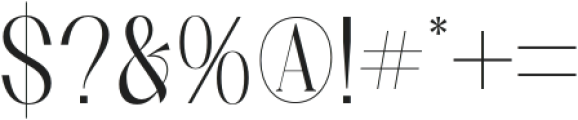 Rematho Klorofiland Serif otf (400) Font OTHER CHARS