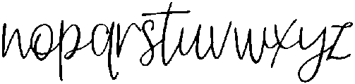 Remember Regular otf (400) Font LOWERCASE
