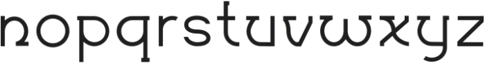 Remhu Thin otf (100) Font LOWERCASE