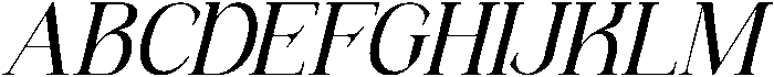Remindia Italic otf (400) Font UPPERCASE