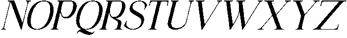 Remindia Italic otf (400) Font UPPERCASE