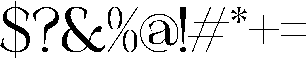 Remindia otf (400) Font OTHER CHARS