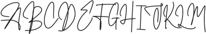 Remisia Signature Regular otf (400) Font UPPERCASE