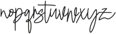 Remisia Signature Regular otf (400) Font LOWERCASE