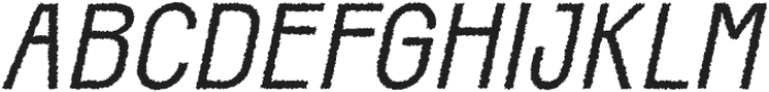 Remond Rough Italic otf (400) Font UPPERCASE