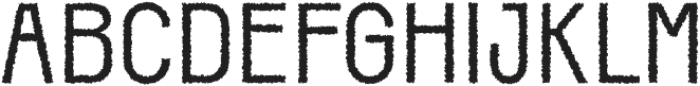 Remond Rough Regular otf (400) Font UPPERCASE