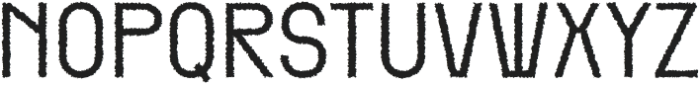 Remond Rough Regular otf (400) Font UPPERCASE