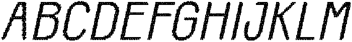 Remond Rounded Disco Italic otf (400) Font UPPERCASE