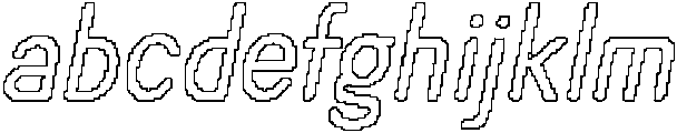 Remond Rounded Pixel Outline otf (400) FONT