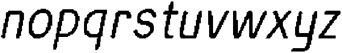 RemondRoundedPixel-Regular otf (400) Font LOWERCASE