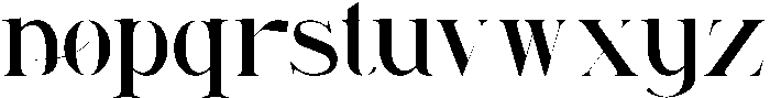Renabyl Bold otf (700) Font LOWERCASE