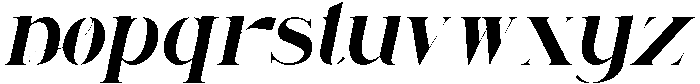 Renabyl Extra Bold Italic otf (700) Font LOWERCASE