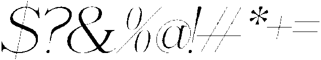 Renabyl Light Italic otf (300) Font OTHER CHARS