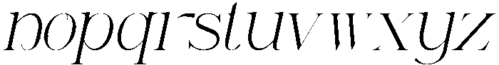Renabyl Light Italic otf (300) Font LOWERCASE