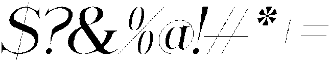 Renabyl Medium Italic otf (500) Font OTHER CHARS
