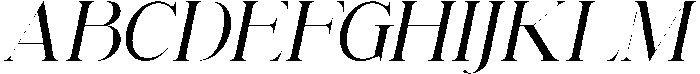 Renabyl Medium Italic otf (500) Font UPPERCASE