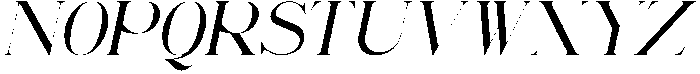 Renabyl Medium Italic otf (500) Font UPPERCASE