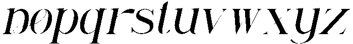 Renabyl Medium Italic otf (500) Font LOWERCASE